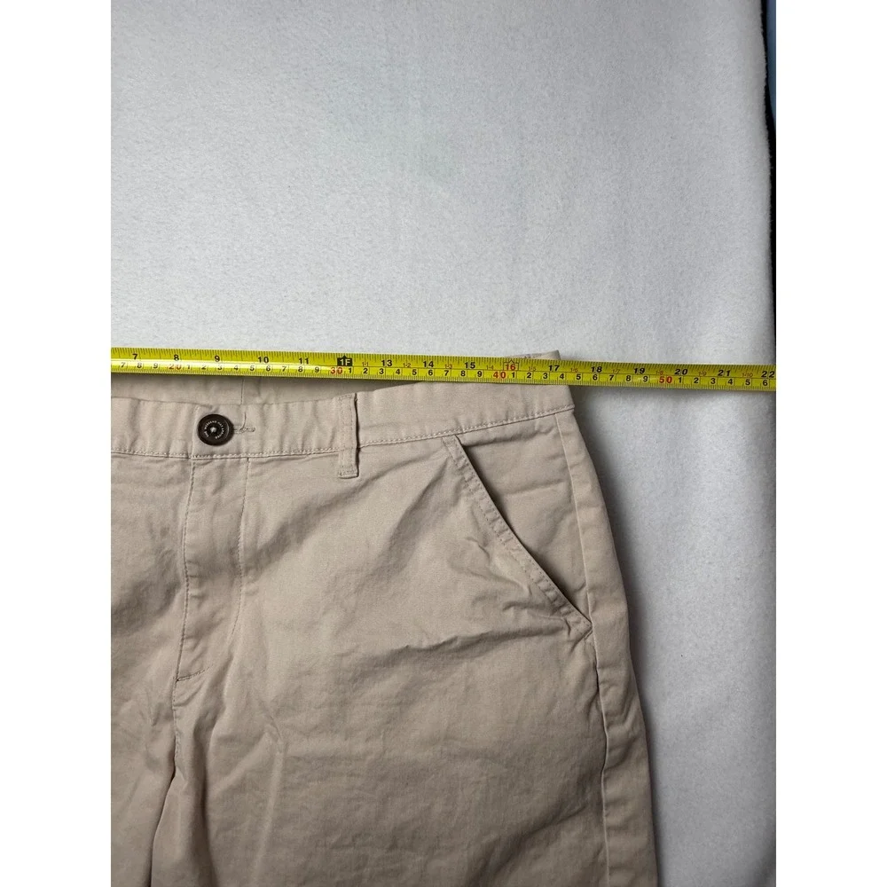 Chubbies Originals Khaki Tan Chino Shorts Mens 36 7 Inch Inseam Cotton Twill